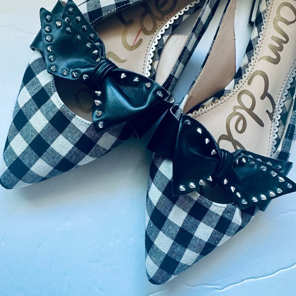 **CLOSET CLEAR OUT** Sam Edelman Rupert Plaid Ballet Flat - 9.5 - Picture 2 of 9